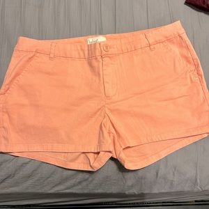 Peach shorts